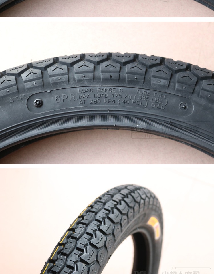 Hạ Môn Zhengxin lốp 2.75-17 xe gắn máy phía sau lốp 275-17 bên trong và lốp 6 lớp cong chùm 110 không trượt lốp xe máy ecotire
