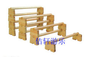 Kindergarten wooden hurdles * sensory system training sports fitness equipment Vientiane hurdles