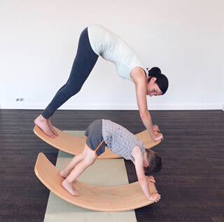 Balance exercise seesaw children's room decorative piece