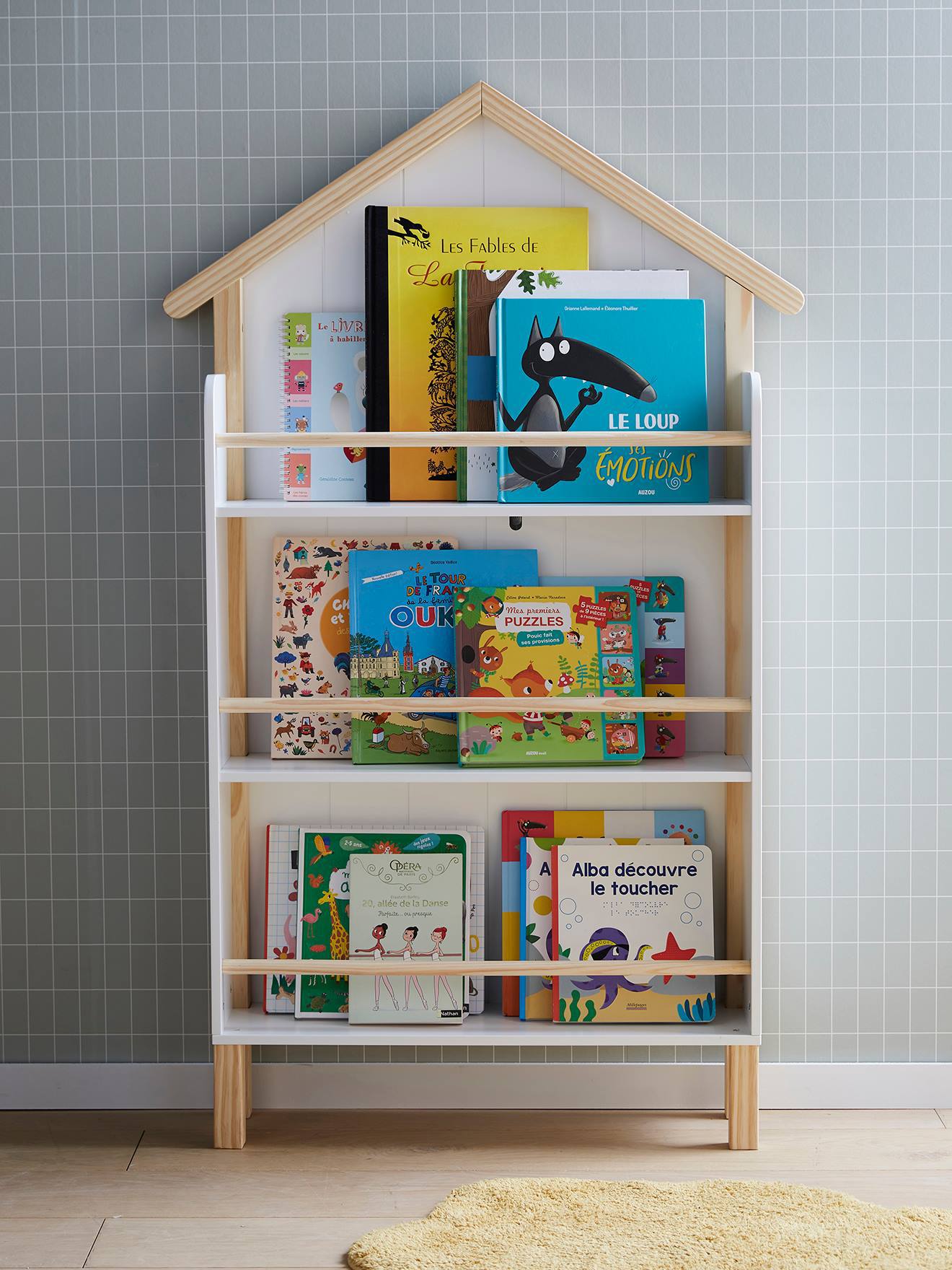 Exit Tails Chalet Styled Plotbook children's bookshelves Ploy Toys Containing shelves Children's room decorated bookcase cabinets
