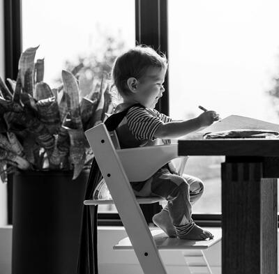 Baby high chair, multi-functional infant and toddler dining chair, home safety fence dining chair, height-adjustable growth seat