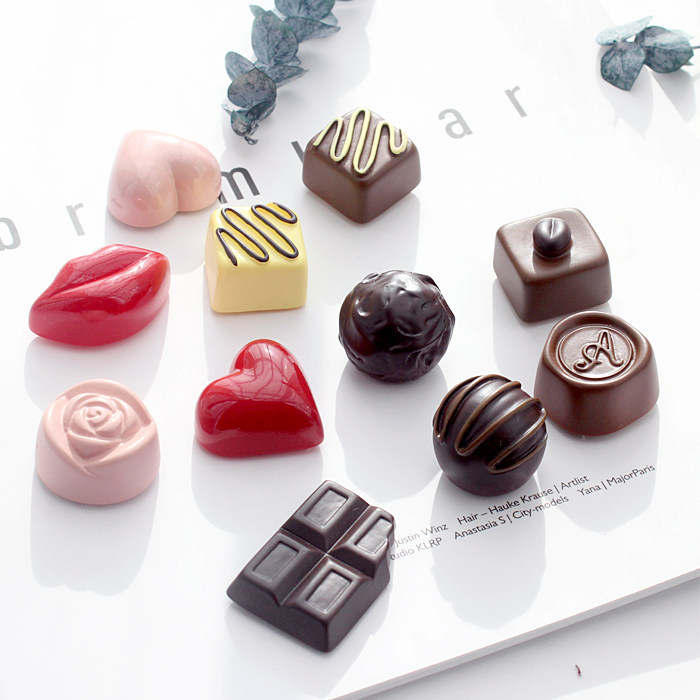 Chocolate Magnetic Attraction Fridge With Magnet Nordic Ins Personality Creative Cartoon Cute Photo Magnet Stickup