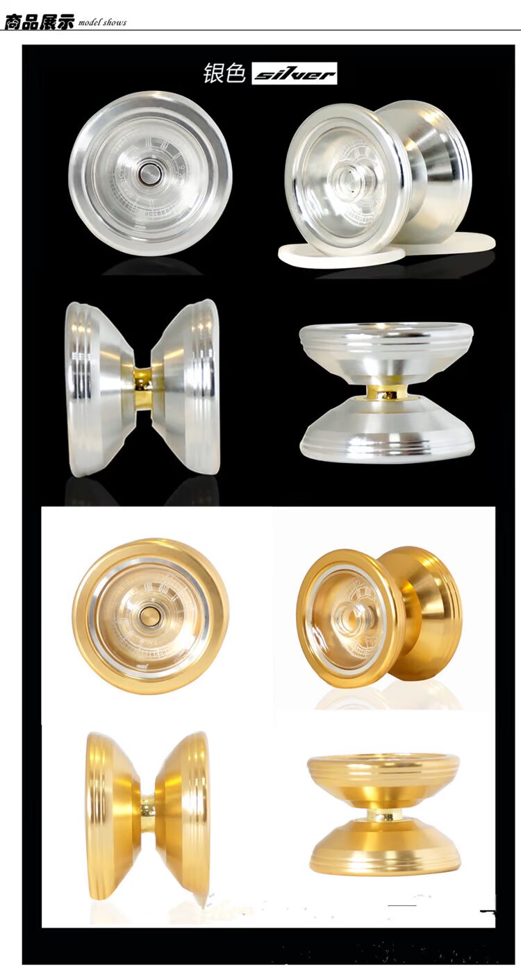 MAGICYOYO hợp kim Yo-Yo Metal Yo-Yo Ghost Hand K6 Green Face Beast Cuộc thi chuyên nghiệp đồ chơi cho bé