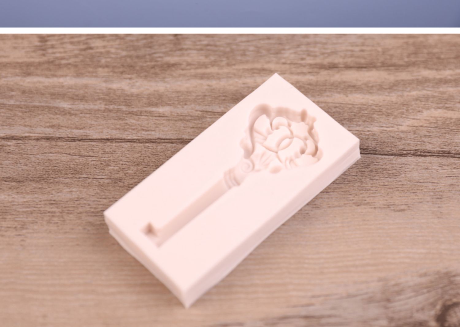 Ganathu KEREO 8 khóa tình yêu hình trái tim Ngày Valentine Khuôn mẫu Mousse silicon của Pháp - Tự làm khuôn nướng khuôn bánh khọt