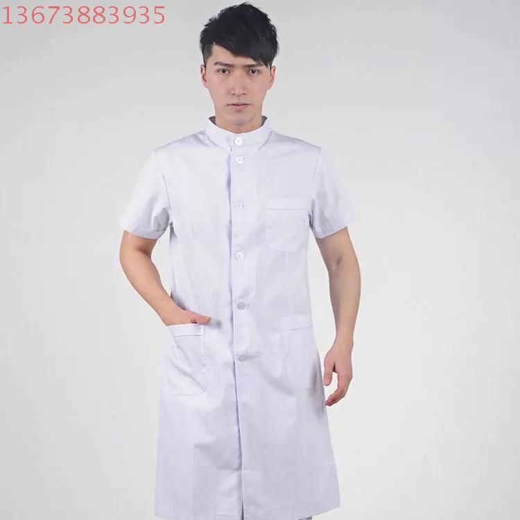 South Tingle White Coat Long Short Sleeve Dental Oral Doctor Clothing for men and women to work as a nurse's service