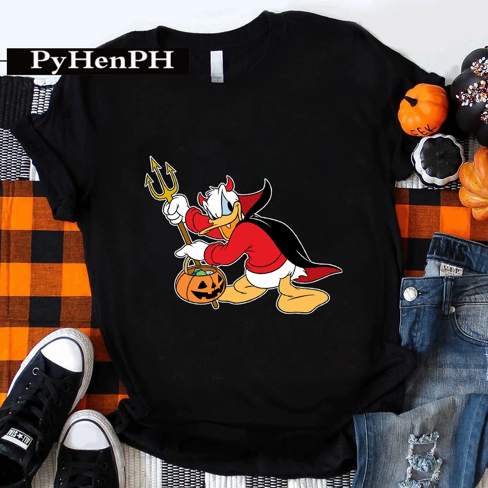 Футболка с принтом животных в стиле стрит, для пары Stitch Halloween, бренд PyHenPH, модалевый топ с коротким рукавом, для родителей и детей, круглый ворот