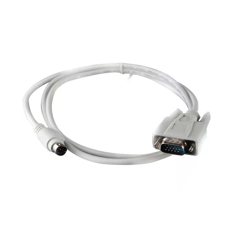 VGA15 needle male head turning round head 8-pin TV box pick up computer display card connecting thread VGA turn 8 pin