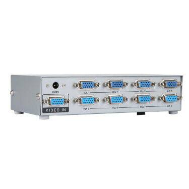 The VGA dispenser enters the eight-out 150 trillion 8 display to display the same picture MT-1508