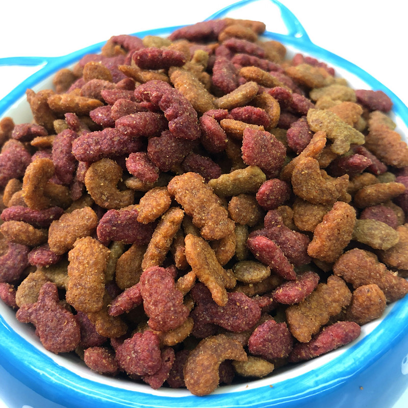Xi Yue Cat Food Purina Joy Cat Food Thịt và Ocean Ocean Hương vị thức ăn cho mèo trưởng thành Số lượng lớn Ngũ cốc lỏng lẻo 500g - Gói Singular hạt cho chó
