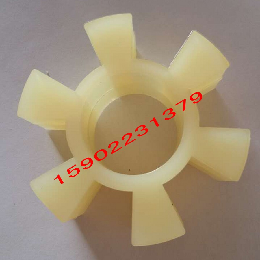 T type hexagonal wheel beef tendon cushion hexagonal block couplings cushion polyurethane hexagonal wheel outer diameter 80