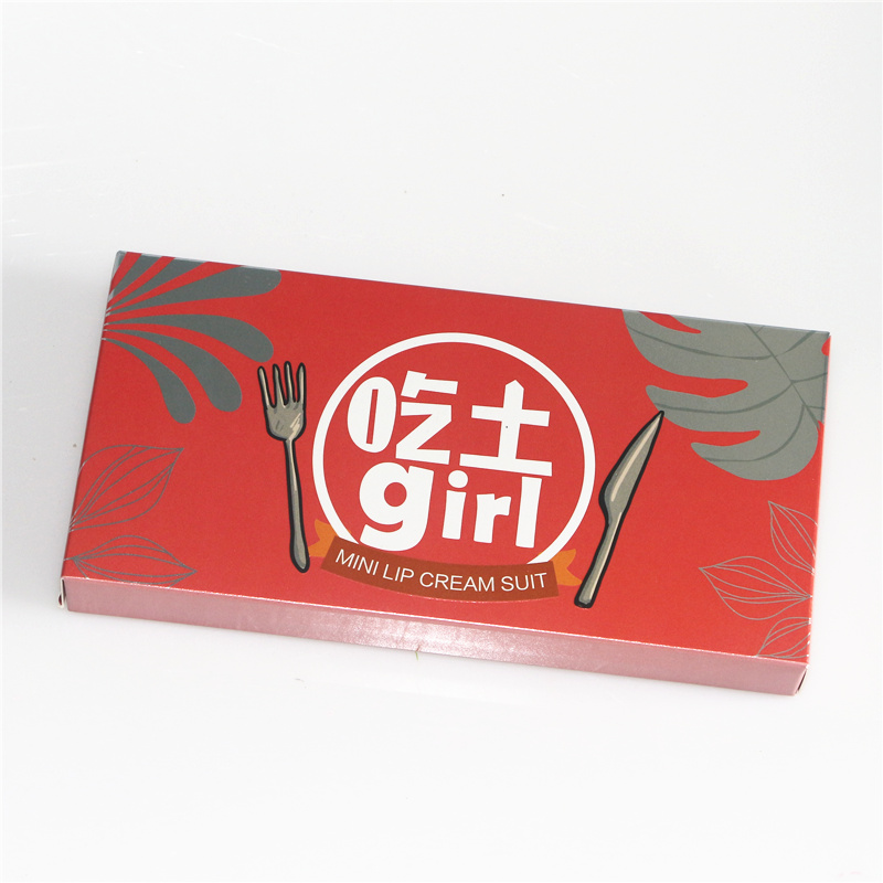 Pudaier lip glaze set màu mờ bí ngô ăn màu đất gạch đỏ son môi lỏng màu nhung bền màu không thấm nước - Son bóng / Liquid Rouge 	son bóng eglips water glaze tint	