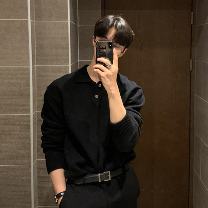 Men's Korean version of hooded sweatshirt turtlenecks Inn Wind Loose Casual Stitch Cardiovert Coat Autumn winter Thickened Fur Coat Tide