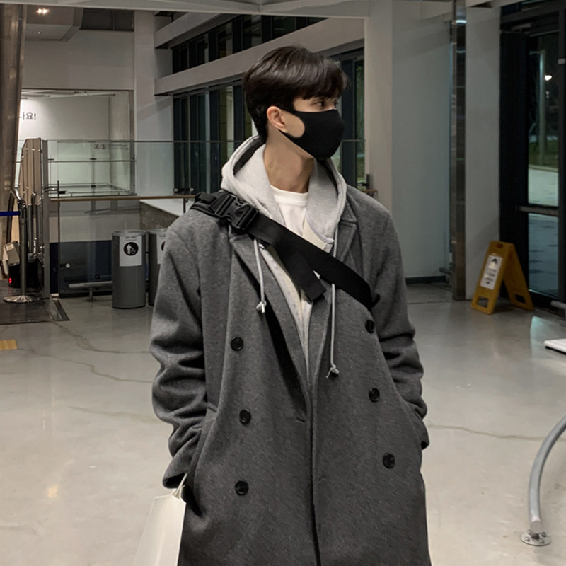 Bisher Original Han Edition Men's Clothing Texture Fur Coat Men Korea Dongdaemun Eba Yinglun Windsuri Cloak Tide