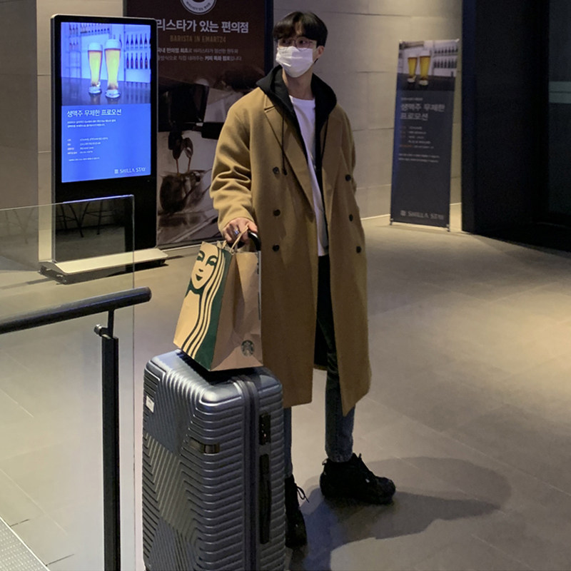 Autumn Winter new net red hush jacket male and female Han version Trend Fried Street Wind Clothes Loose Handsome ANTIQUE PORT WIND CLOTHES MAN