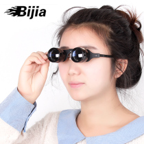 BIJIA fishing telescope 10x zoom lens glasses foldable head-mounted wearable theater special