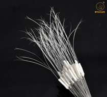 Yangzhou three knives Ear-picking tools Ear-digging tools Bifurcated silver needle horsetail hair ear pick ear-digging ear spoon single root