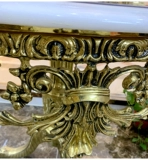 Оригинальная импортная ретро металлическая медная белая мраморная красная ткань для отдыха