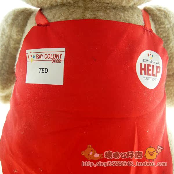 Lớn gấu bông ted gấu tạp dề thô gấu búp bê sang trọng vải đồ chơi búp bê gối gấu bông among us