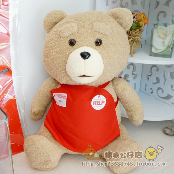 Lớn gấu bông ted gấu tạp dề thô gấu búp bê sang trọng vải đồ chơi búp bê gối gấu bông among us