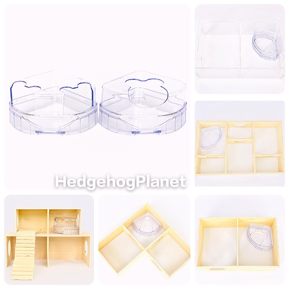 Buy two minus six Yuan Assassin Planet Dorm Room Toilet Peep house Hamster Golden Silk Bear Acrylic Toilet Bath Sand Basin