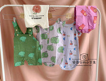 2019 New products Europe and America Wind children baby men and women baby high quality pure cotton one-piece khaclothes