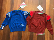 ins exploits 19 autumn winter new female baby flying sleeves long sleeve sweater knitted hooded sweater