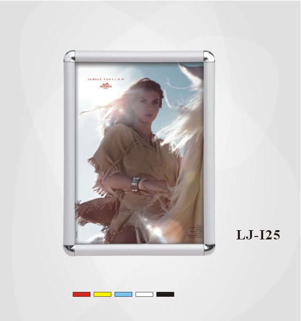 Manufacturer direct sales open aluminum alloy poster frame 25mm poster frame photo frame elevator advertising volume multivalent and more