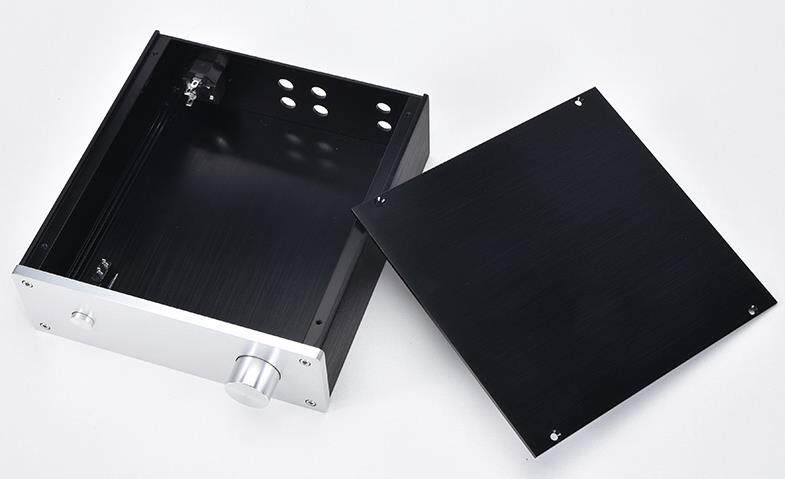 2207 Aluminum Preamp Chassis Headphone Case Power Amplifier Enclosure DAC Box