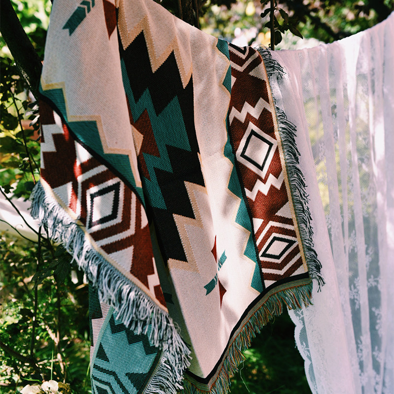 Picnic Placement Shooting Props Forest Outdoor Retro Picnic Boufa Style Lace Suit Camping Props Photo