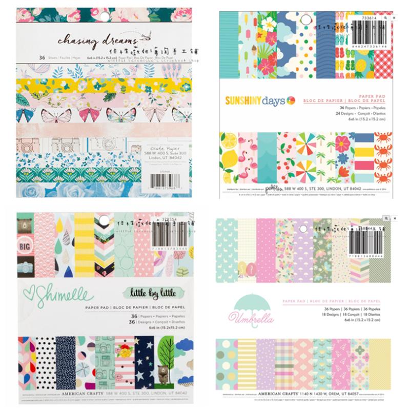 American Crafts's 6-inch background paper This handbook rocking the card material to hit the bottom