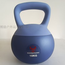 Womens home plastic fitness training equipment portable snatch squat anti-collision mute PVC material soft kettlebell