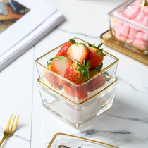 Glass Fruit Pan Snacks Placing Pan G DRIED FRUIT CANDY REFRESHMENTS CONTAINING BOX MESH RED KTV SNACK DISH FRUIT DISH