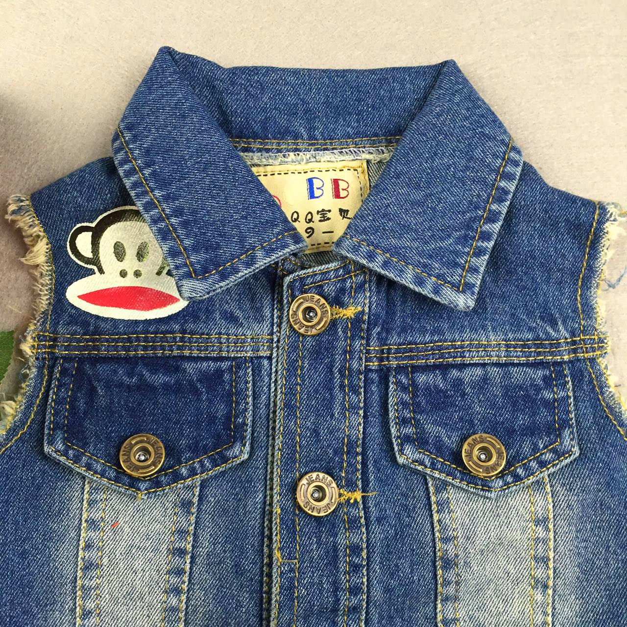 Gilet enfant en toile - Ref 2068168 Image 6