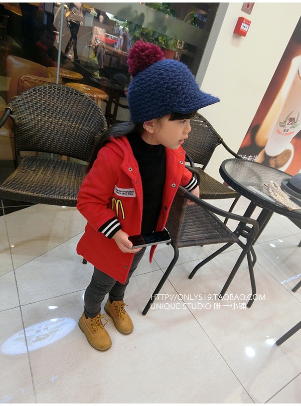 Manteau pour fille en laine - Ref 2162046 Image 16