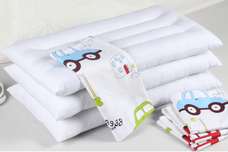 6-10-12 học sinh kéo dài hình dạng gối tuổi để tăng bông bé gối trẻ em xen Four Seasons chung - Gối gối kê cổ