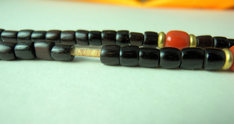 Tibet Centennial Venus Small Leaf Purple Sandalwood Old Buddha Pearl Special Type Bamboo Festival Barrel Pops Old Foe Pearl