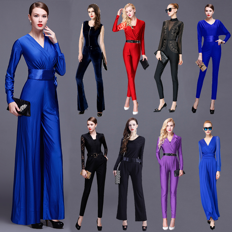 Even Body Pants Autumn Winter Broadlegged Pants Large Stretch Casual Pants Long Pants Commute High Waist Long Sleeves Swarm Pants Women's Red Black Blue
