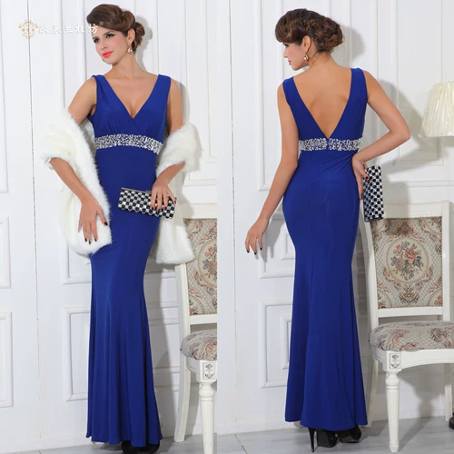 Приталенное сексуальное длинное платье для невесты, V-образный вырез, крой «рыбий хвост», длина макси