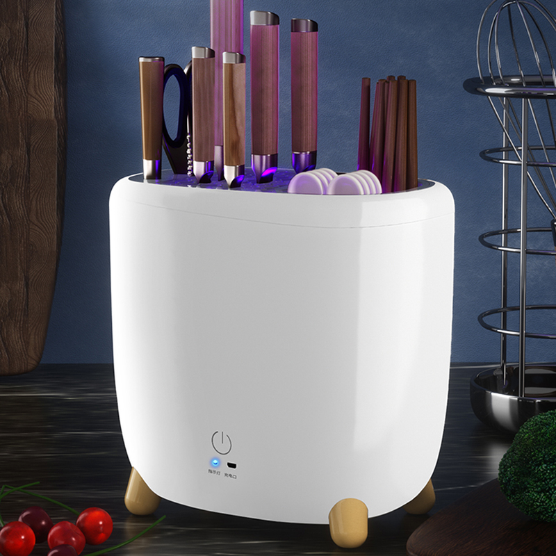 Disinfection tool holder kitchen Supplies Put knives Knife Holder Spoon Chopsticks Cage Integrated Multifunctional Kitchen Knife Shelve