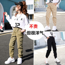 Girls long pants 2021 new spring and autumn models 9 girls 8 Children 6 foreign style 7 spring clothes 12 years old middle school children 13