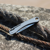 Mini titanium alloy knife folding knife portable knife edc emergency key knife