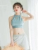 Xiaotao Đồ bơi nữ Flat Angle Split Ba mảnh Cao Eo Slim Sexy Spa Áo tắm Tập hợp Quần short Đồ bơi Bộ đồ bơi hai mảnh