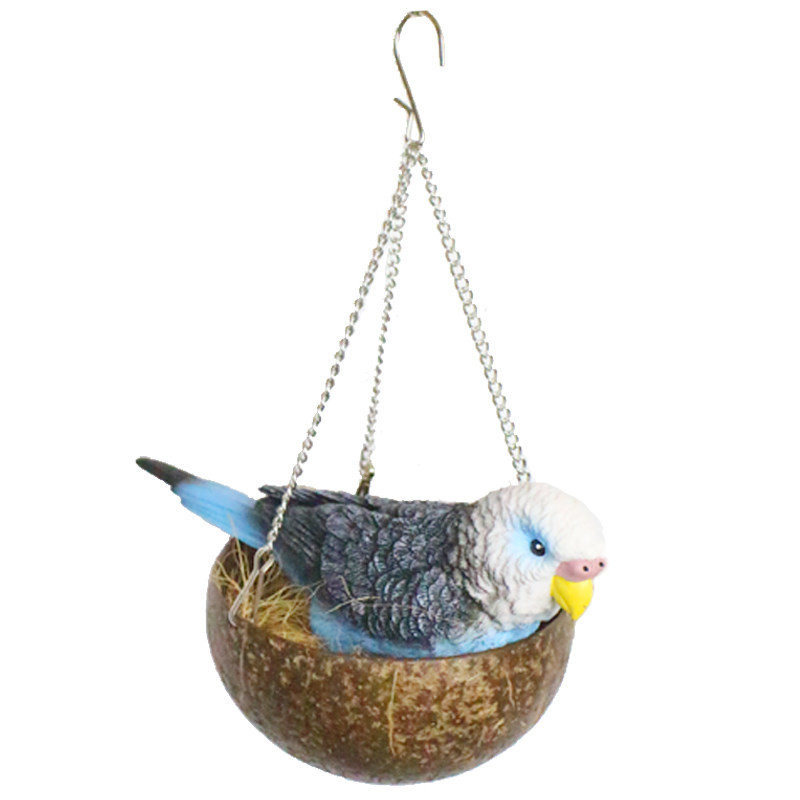Coconut shell pet swing guinea pig chinchilla coconut shell hammock swing honey bag squirrel toy springboard cradle