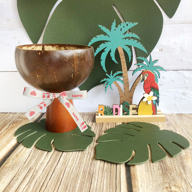 Coconut shell high foot bowl cold dish bowl yogurt ice cream dessert pudding bowl peace and joy Southeast Asian tableware