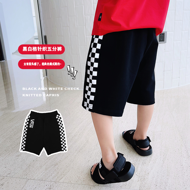 Bobo Pig Boy Dress Boy New Summer 2021 50% Pants Foreign Pie Baby Thin Shorts Big Boy Dress Pants
