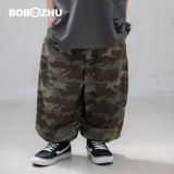 博博猪 Детские камуфляжные штаны, летнее тонкое средство от комаров для мальчиков, детская одежда, оверсайз