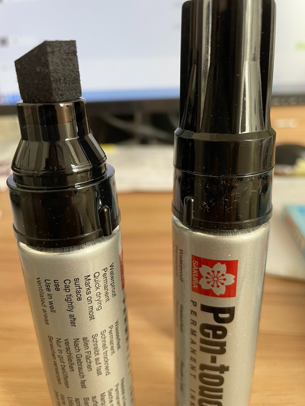 Anti-warp edition pen seal pen Japan cherry blossom seal pen rotary machine use large price has preferential treatment