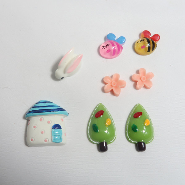 handprint mud hand and footprint accessories small decoration diy material