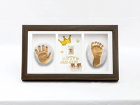 Рамка грецкого ореха+белая грязь+золотой пигмент три (специальное предложение недостаток