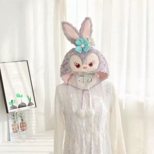 Милый бархатный мультяшный демисезонный теплый шапка, плюш